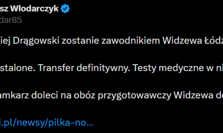 HERE WE GO! Bartłomiej Drągowski WRACA do Ekstraklasy i zostaje bramkarzem...